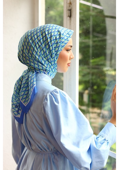 Silk Home Olinda Eşarp 48002-14 Mavi