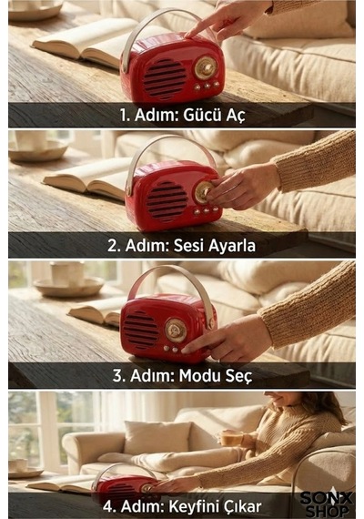Yüksek Kaliteli Kablosuz Bluetooth Hoparlör İle Fm Radyo Ve Usb