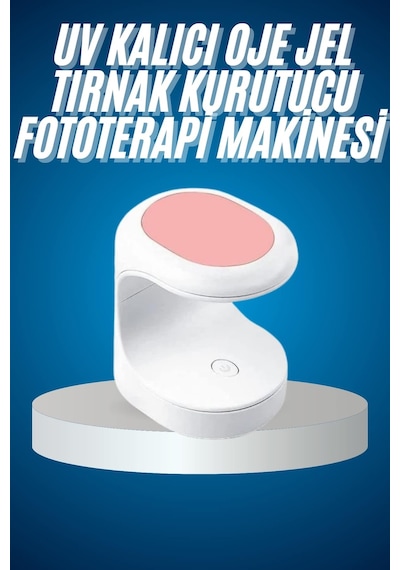 Kalıcı - 648 - Oje Kurutucu Uv Led Teknolojisi Tnabilir Mini - Glblseme - Tırnak Kurutucu