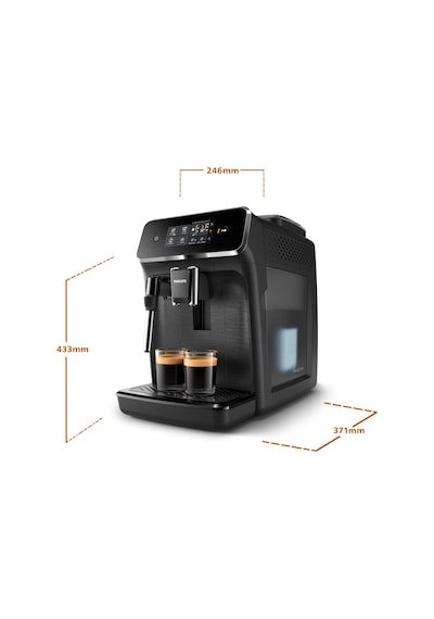 Philips 2200 Serisi Tam Otomatik Espresso Makinesi, Dokunmatik Ekran, Klasik Süt Köpürtücü, 2 İçecek