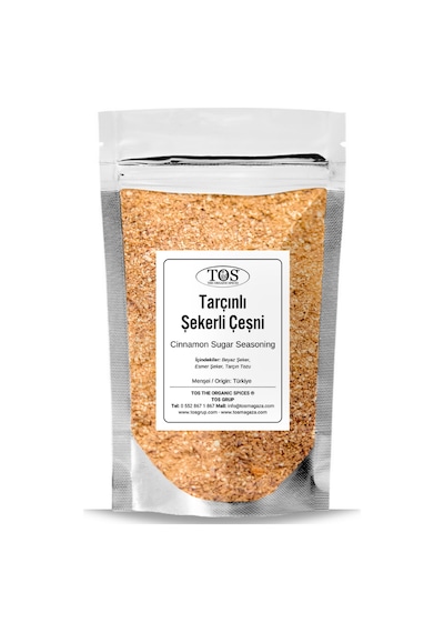 Tos The Organic Spices Tarçınlı Şekerli Çeşni 100 G