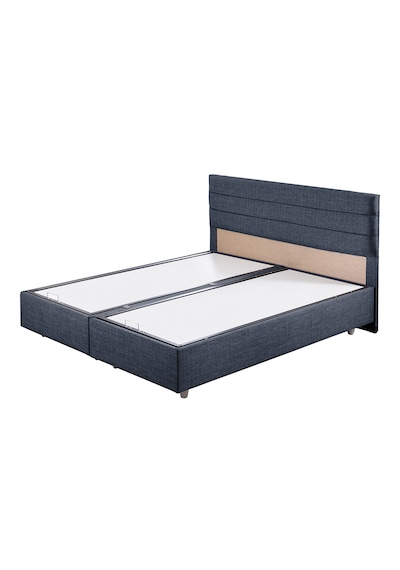 Sofia İkili Set, Sofia Çift Kişilik Baza Başlık Seti Lacivert 150 x 200