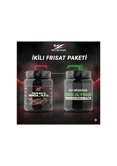 Whey Isolate 450 Gr + Creatin 300gr Çikolata
