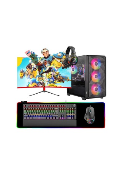 Dragos DRX6840 i5-12400F 16 GB 512 GB NVMe RTX3050 23.6" Dos Masaüstü Oyuncu Bilgisayarı