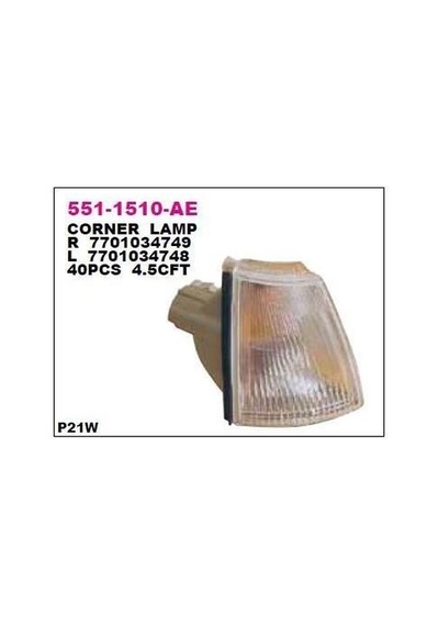 Clio 1 90-96 Ön Sinyal Lambası Sağ 7701034749