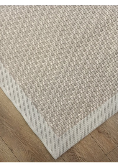 Çam Halı Sisal 9427 Krem / Bej Bordürlü Jüt Sisal Kilim