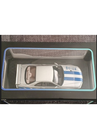 Hobbiez World 1/24 Nissan Gtr R34 - Brian O'conner Gri