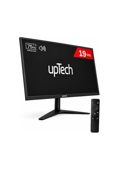Uptech 19" Led Monitör 75hz 5ms Dahili Hoparlörlü Uzaktan Kumandalı Hdmı Vga Geniş Ekran