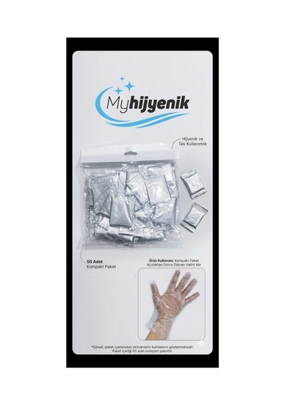Şeffaf Eldiven 50 Küçük Pk 100 Adet Hışır Poşet Eldiven Kullan At Tek Kullanımlık Saç Boyama Eldiven