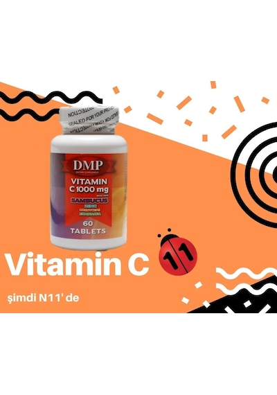 Dmp Vitamin C 1000 Mg Sambucus - Dmp Zinc Çinko Gluconate