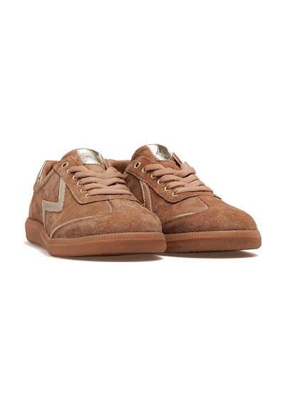 Venüs Kadın Deri Sneaker Günlük Ayakkabı 26y 2609902y Taba Altın