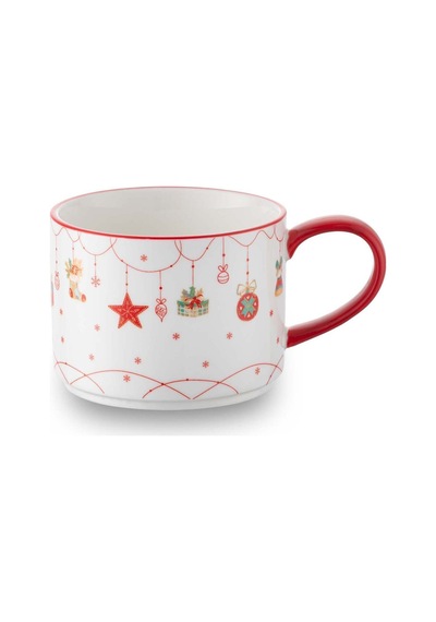 New Year Janus 2'li Fincan Takımı 280 Ml Kırmızı
