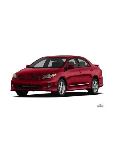 S-Dizayn  Toyota Corolla Uyumlu 2007-2013 Kapı Koruma Çıtası Krom