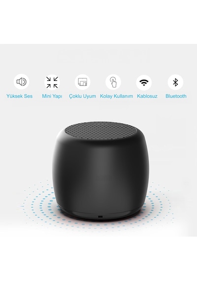 HyMark Mini Bluetooth Hoparlör Ses Bombası