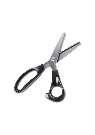 Sürfile Makası Kumaş Zigzag Kesim Makası Titanyum Metal