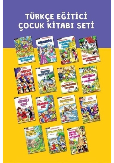 Türkçe Eğitici Çocuk Kitabı Seti 15 Kitap