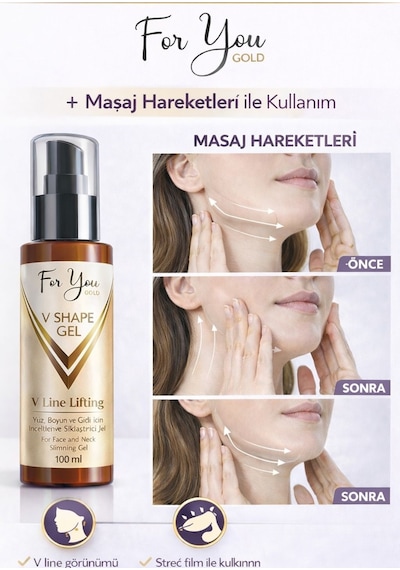 Yüz, Boyun, Çene Ve Gıdı Için Incelmeye Yardımcı, Sıkılaştırıcı Ve Şekillendirici Slim Jel