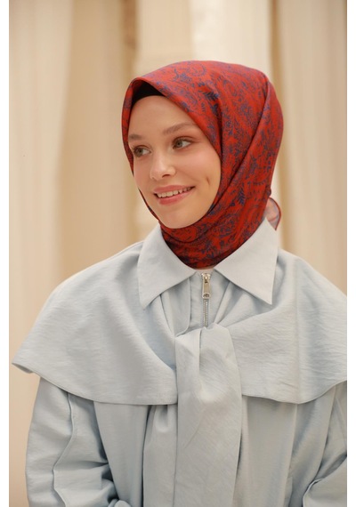 Silk Home Soft Eşarp 73082-01 Koyu Turuncu, Saks