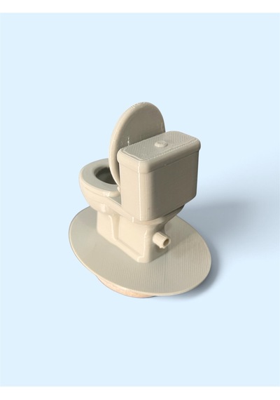 Akvaryum Dekoru Klozet 3d Hava Taşı