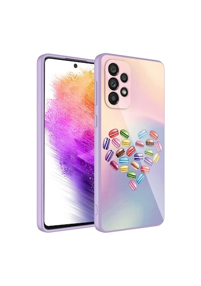 Zore Galaxy A33 5g Kılıf Kamera Korumalı Desenli Sert Silikon Ogaa Epoksi Kapak - No7