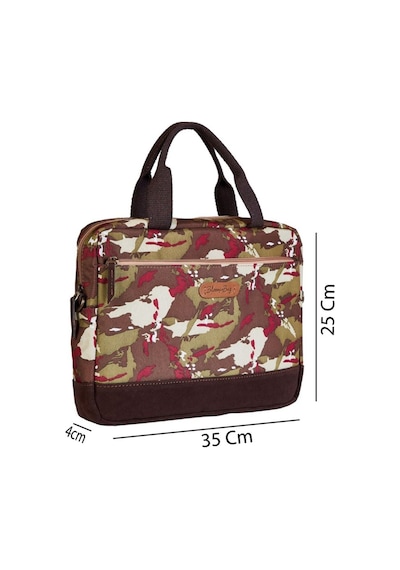 Bloominbag Beany Camo Camouflage 13-14 İnç Laptop / Macbook Uyumlu Çantası Kılıf Kahverengi