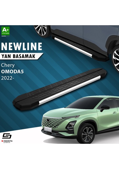 S-dizayn Chery Omoda5 Newline Krom Yan Basamak 183 Cm 2022 Üzeri