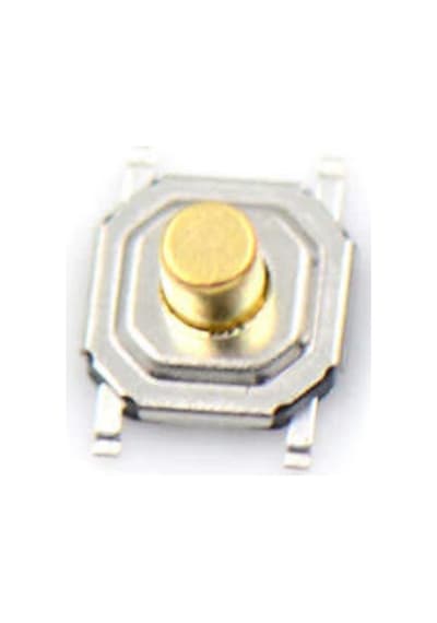 Koodmax-Metal Push Button 4X4 5Mm Buton Bakır Kafalı 10 Adet 10 Adet