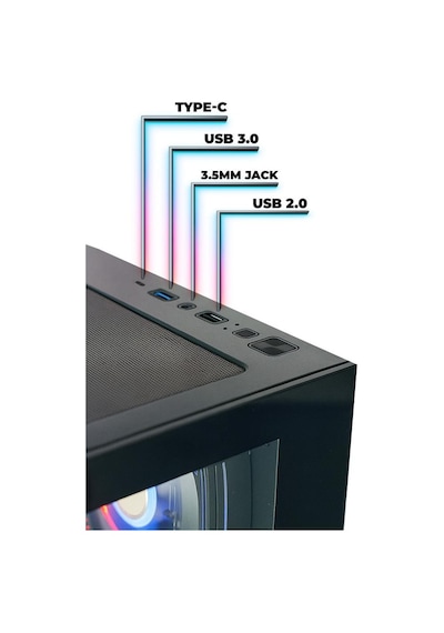 Ramtech PROXY R7-7700 32 GB 1 TB M.2 SSD 12 GB RTX4070 Free Dos Masaüstü Oyuncu Bilgisayarı