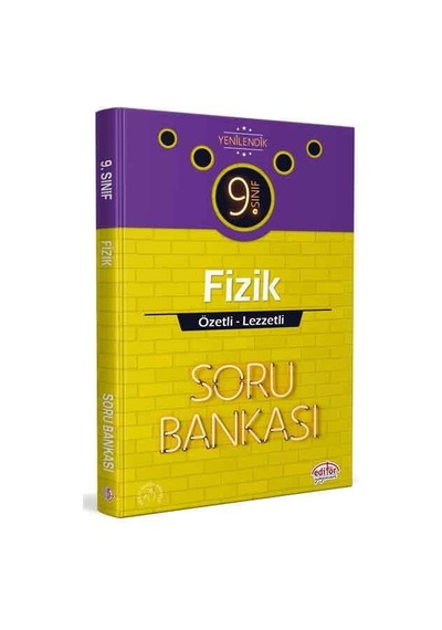 9.Sınıf Fizik Özetli Lezzetli Soru Bankası Editör Yayınları