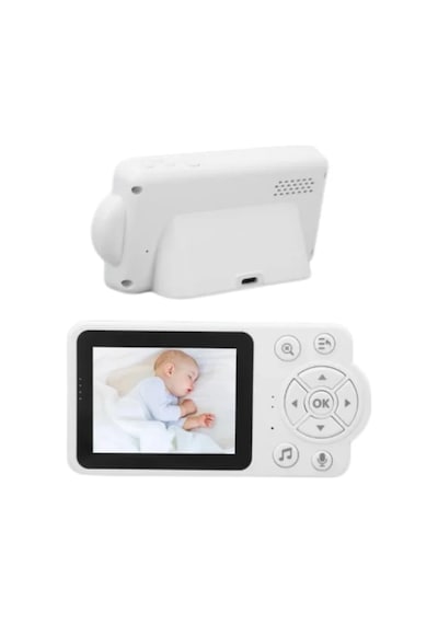 Gece Görüşlü Kablosuz Bebek Monitörü Ağlama Ve Hareket Algılama Yeni Nesil Beyaz