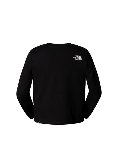 The North Face Kadın L/s Sımple Dome Crop T-shirt Nf0a89fkjk31 001