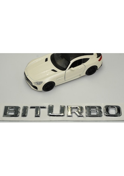 Biturbo Krom Abs Bagaj Yazı Logo
