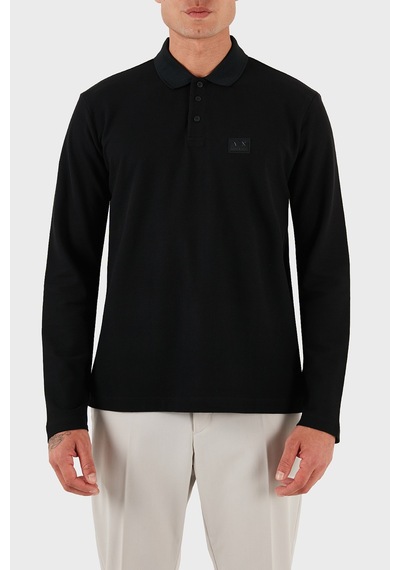 Armani Exchange Erkek Polo Yaka T Shirt Xm001394 Af16262 Uc001 Siyah SIYAH