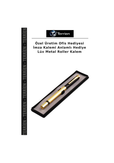 Özel Üretim Ofis Hediyesi İmza Kalemi Anlamlı Hediye Lüx Metal Roller Kalem Çok Renkli