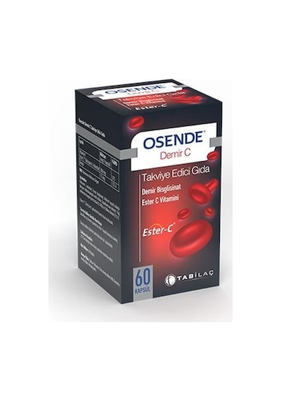 Osende Demir C - Demir Ester C Vitamini 60   Kapsül