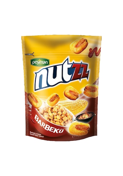Peyman Nutzz Barbekü Soslu Mısır Çerezi 110 G - Lezzetli Atıştırmalık 4'li Avantaj Paketi - 4 A Tarı