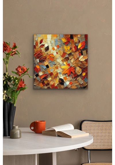 Sonbahar Mevsimi Kanvas Tablo 60x60cm