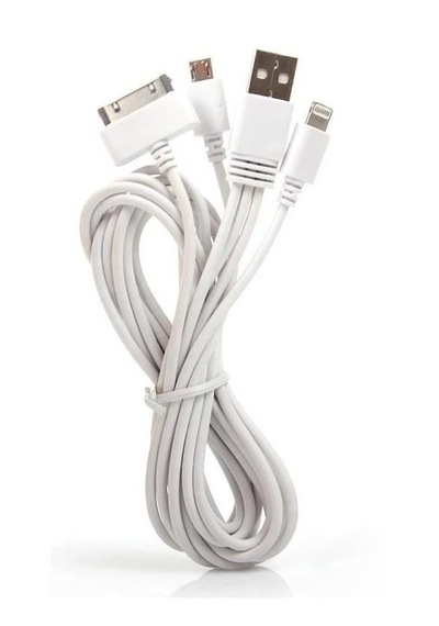 3in1 Çoklu Şarj Kablosu Micro Usb 8pin Lightning Uyumlu
