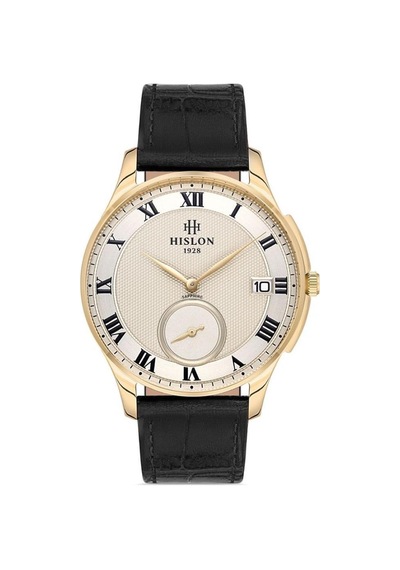 Hislon Cl120g-08kgs Safir Cam Erkek Kol Saati Metalik