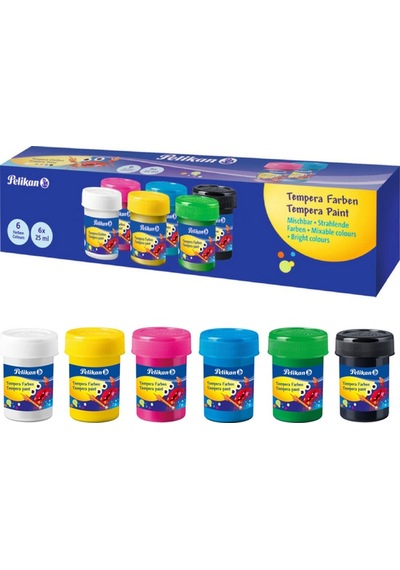 Pelikan Guaj Boya 6 Renk 6X25=150 Ml