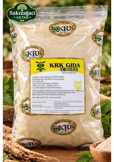 Krk Gıda Ginseng Ekstrat Toz 250 Gr