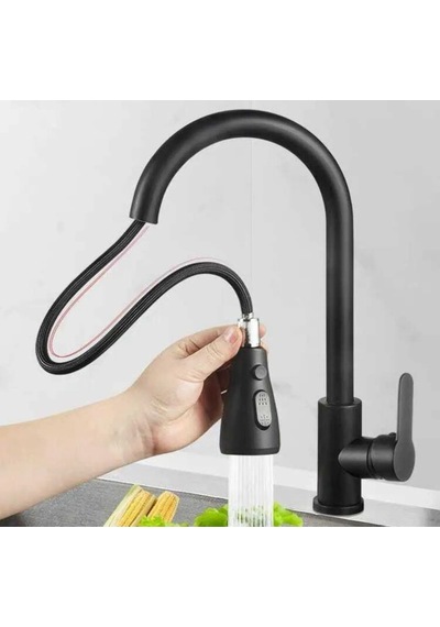Faumix Spiralli Sıcak Soğuk Su Girişli Mutfak Bataryası