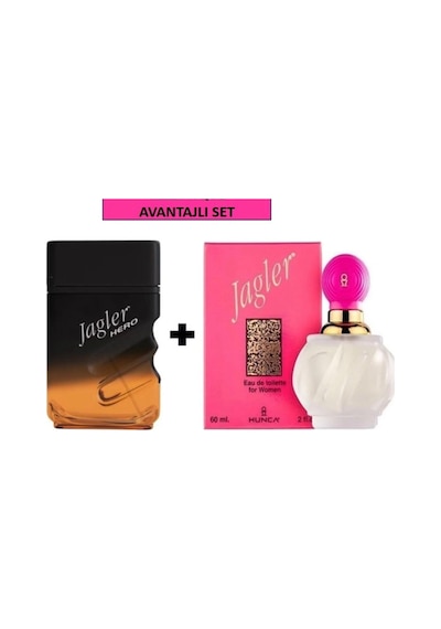 Jagler Hero Erkek Parfm EDT 90 ML + Classic Kadın Parfüm EDT 60 ML