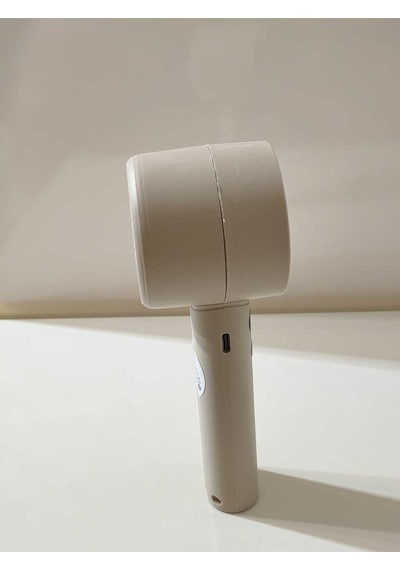 120 Kademe Dijital Ekranlı Mini Masaüstü Fan Usb Şarjlı Taşınabilir El Fanı