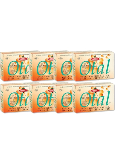 Otacı Otal Çam Katranlı-Kükürtlü Katı Sabun 80 G x 8