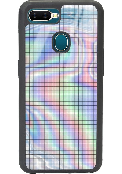 Oppo A5s Neon Dama Tasarımlı Glossy Telefon Kılıfı Çok Renkli
