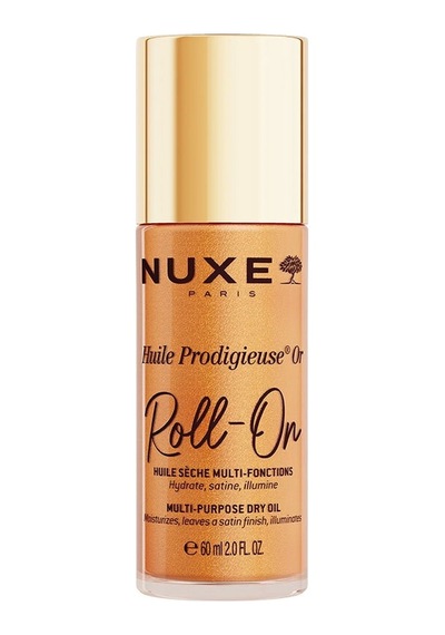 Nuxe Huile Prodigieuse Or Roll-on Çok Amaçlı Simli Kuru Yağ 60 Ml