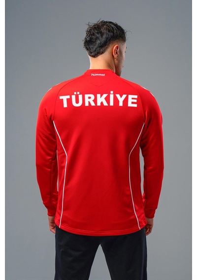 Hummel Target Milli Takım Kamp Eşofman Üstü Kırmızı