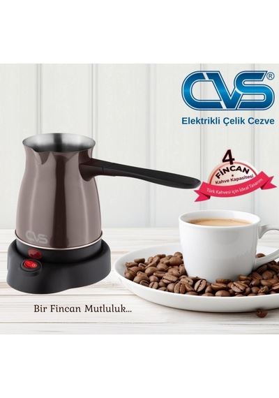 Cvs DN 19833 Elektrikli Çelik Cezve