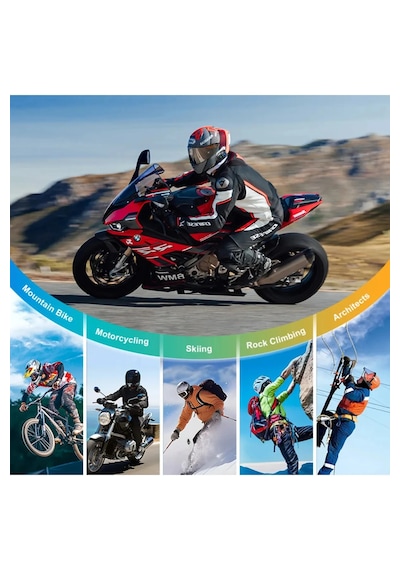 Vothoon Q28 Motosiklet Kask Bluetooth Kulaklık